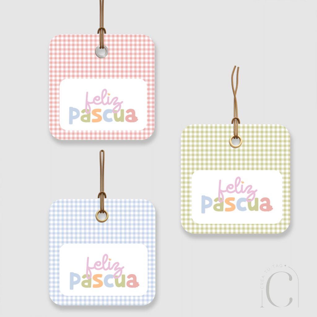 Tag cuadrado easter cake