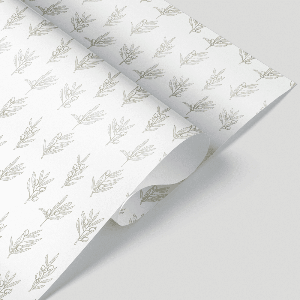 Papel envolvente olive branches