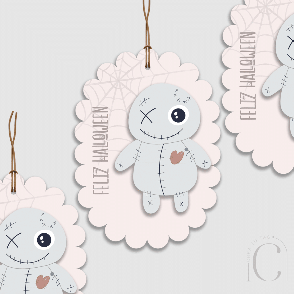 Tag 3D baby halloween