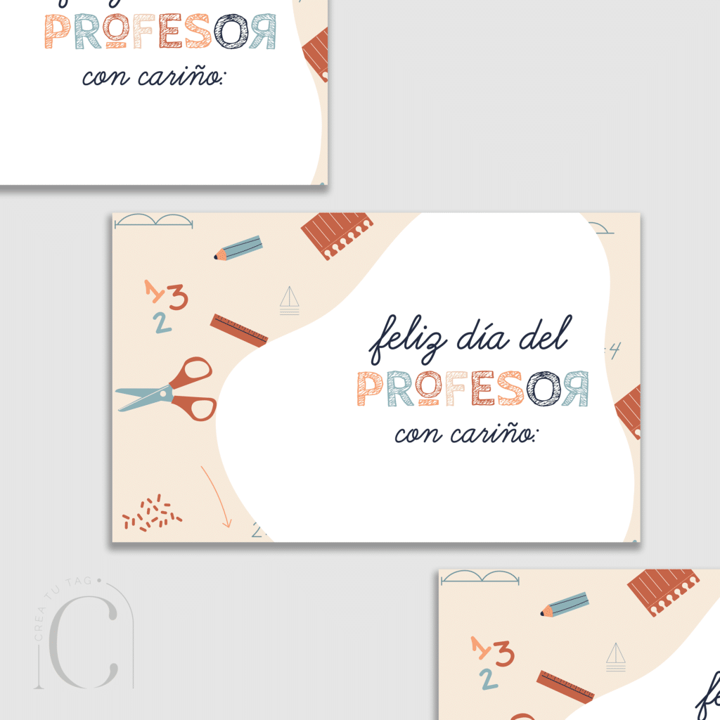  Tarjeta día del profesor