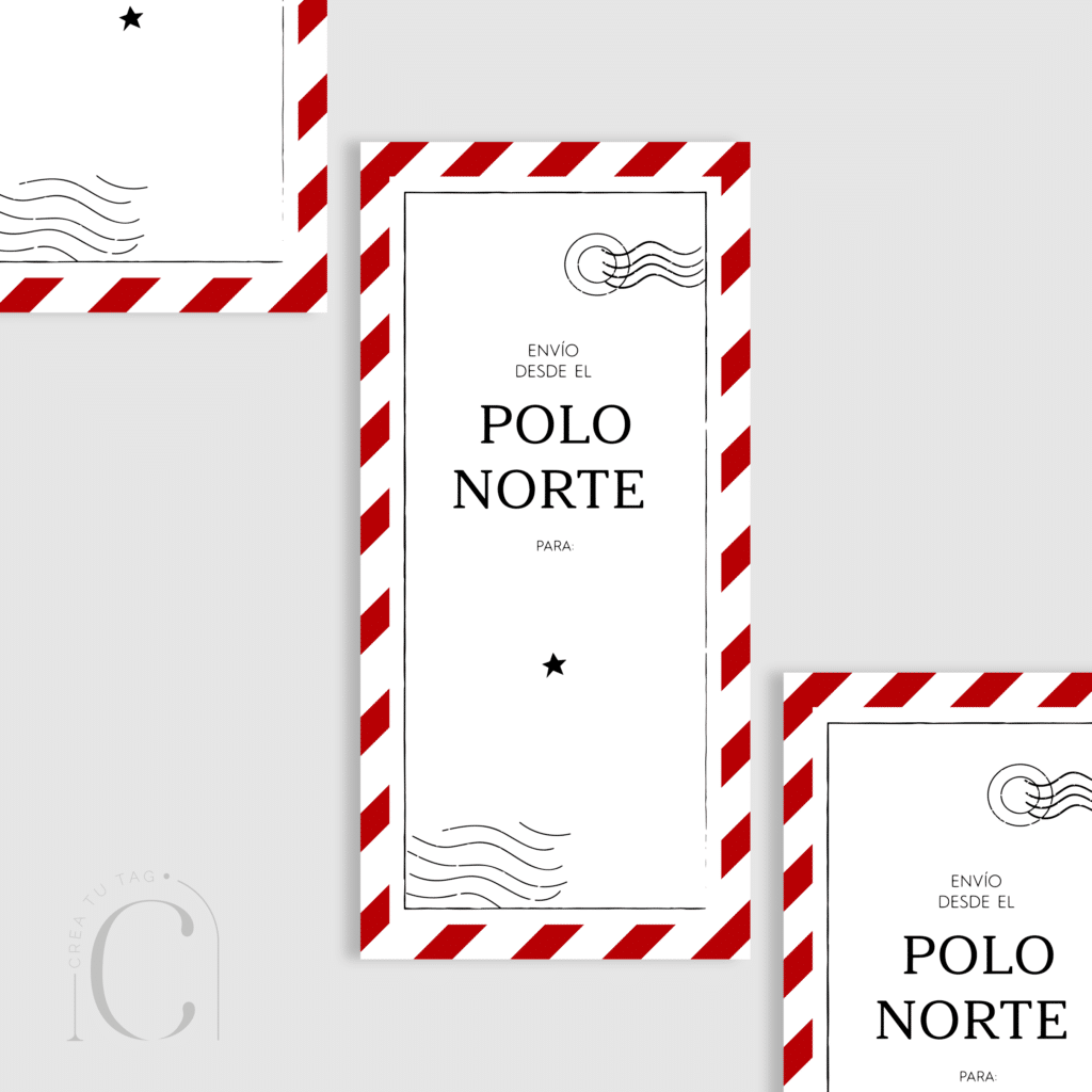 Stickers polo norte vertical
