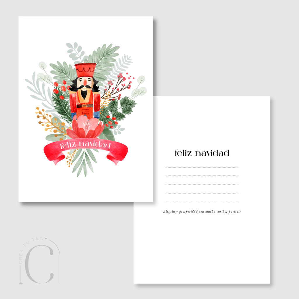  Tarjeta nutcracker