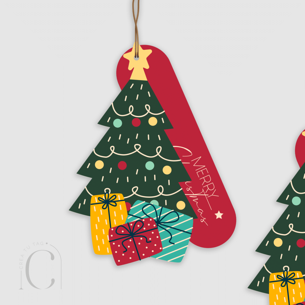 Tag árbol navidad