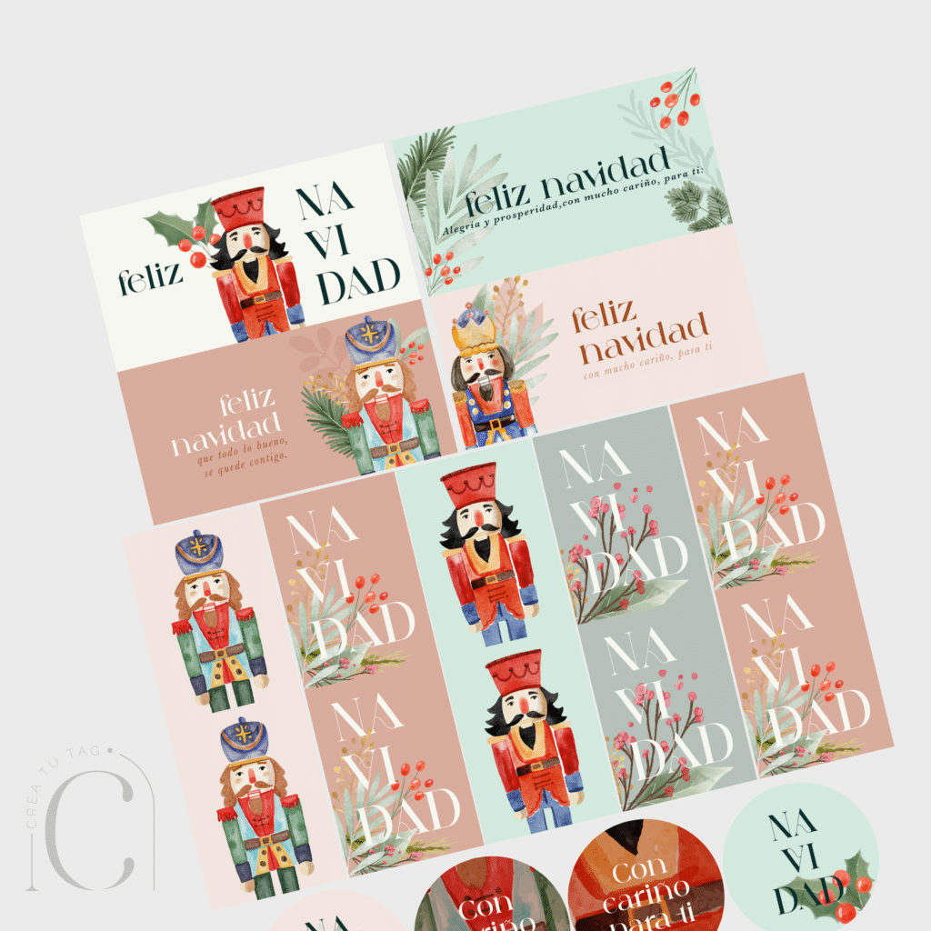 Set stickers nutcracker