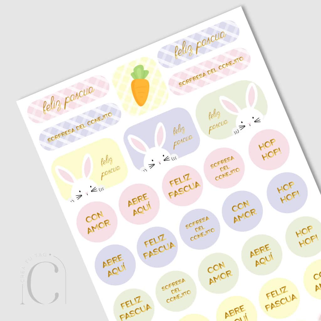 Set stickers hop hop