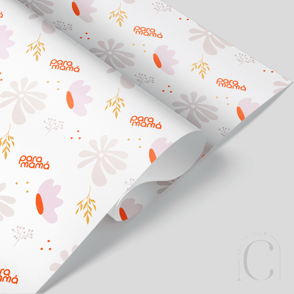 Papel envolvente modern mom