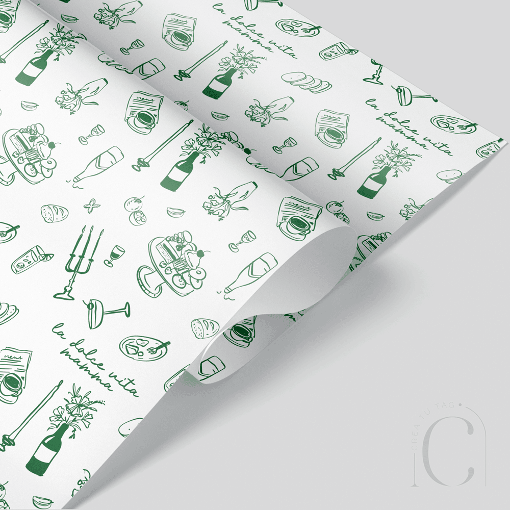 Papel envolvente mamma