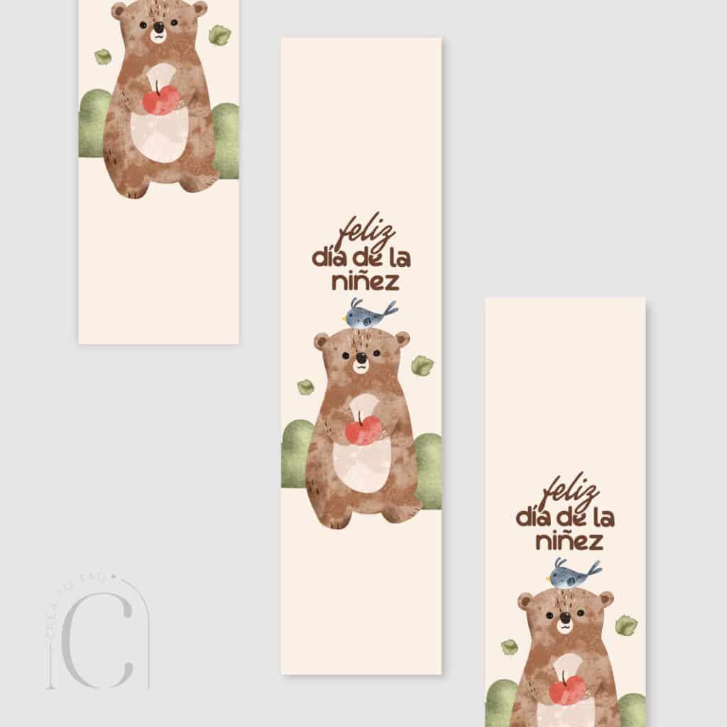 Cierre de caja adhesivo forest animals