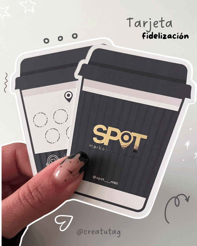  Tarjeta fidelización café