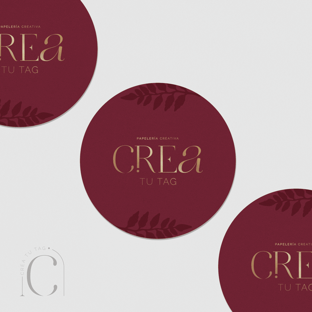 Stickers foil logo
