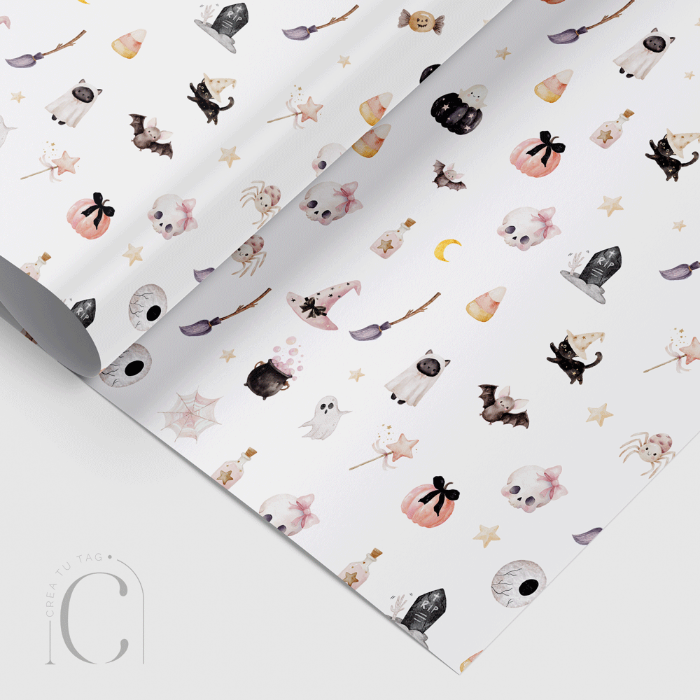 Papel envolvente Cute & Spooky
