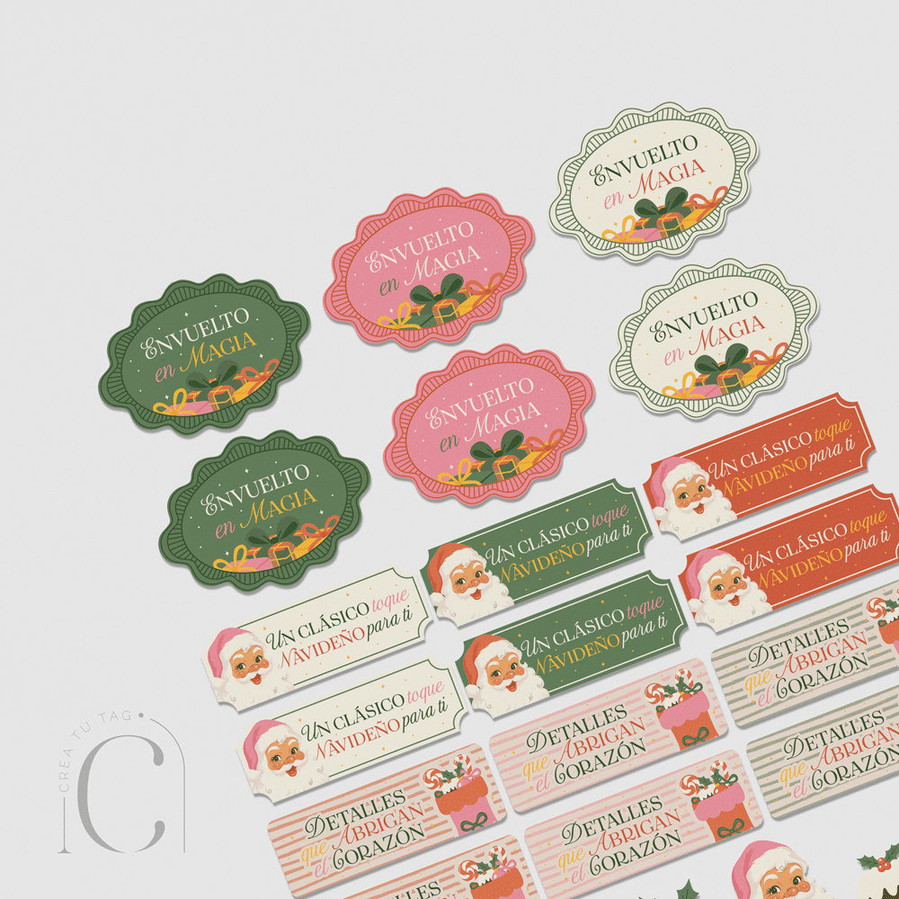 Set stickers vintage