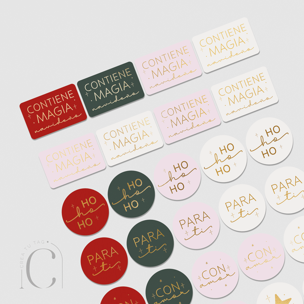 Set stickers SHINE CHRISTMAS
