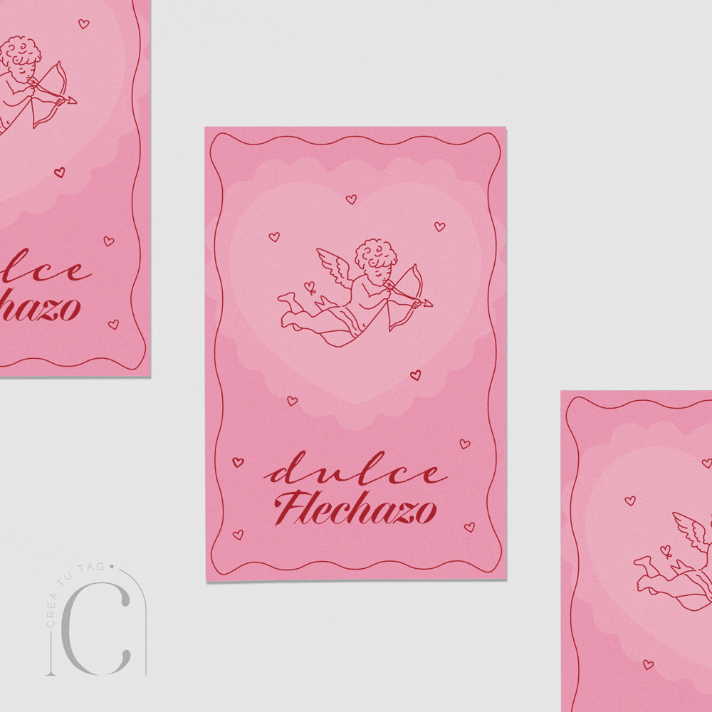 Cookie card cupid