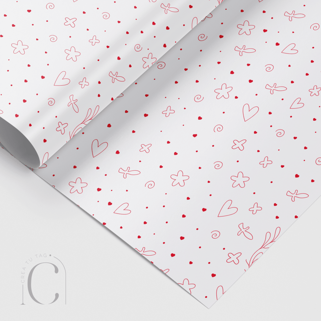 Papel envolvente love lock