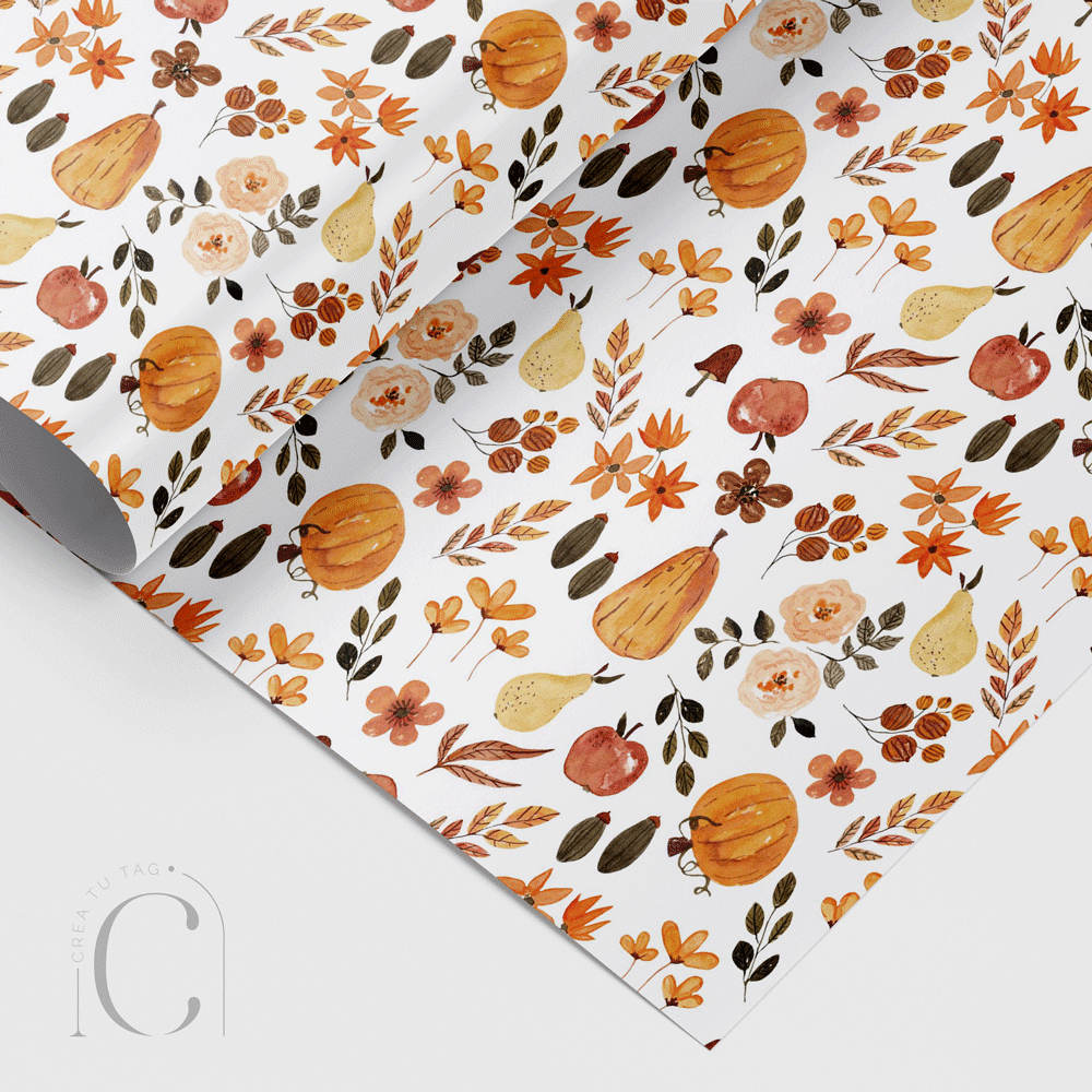 Papel envolvente pumpkin