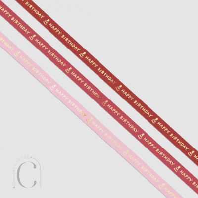 Cintas adhesivas cumpleaños