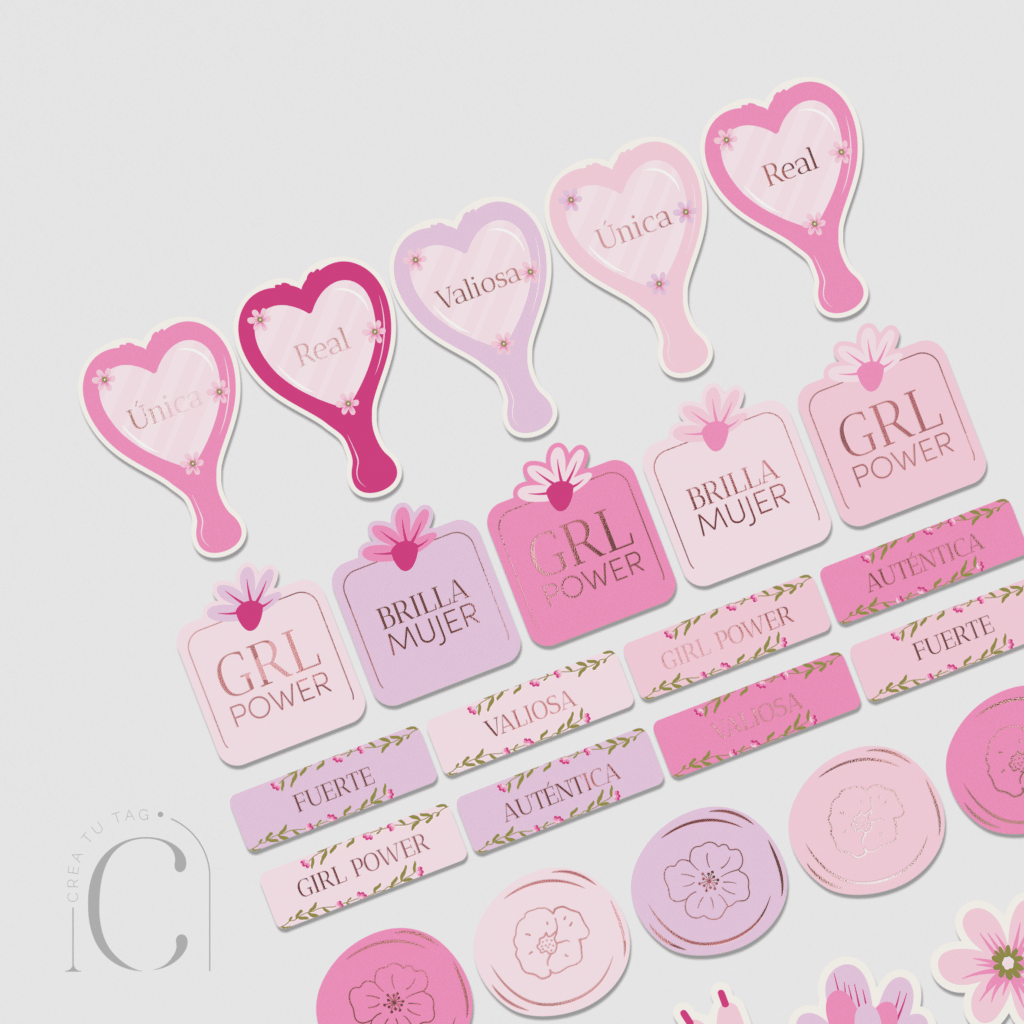 Set stickers 8M foil