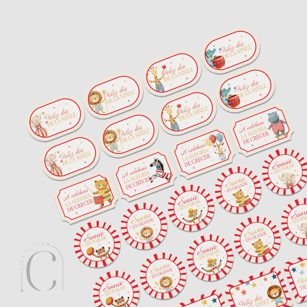 Set stickers Circus