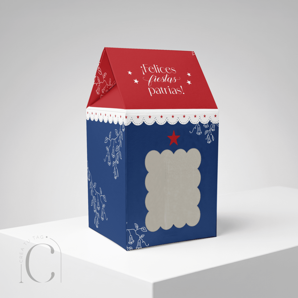 Caja con ventanilla Fiestas patrias