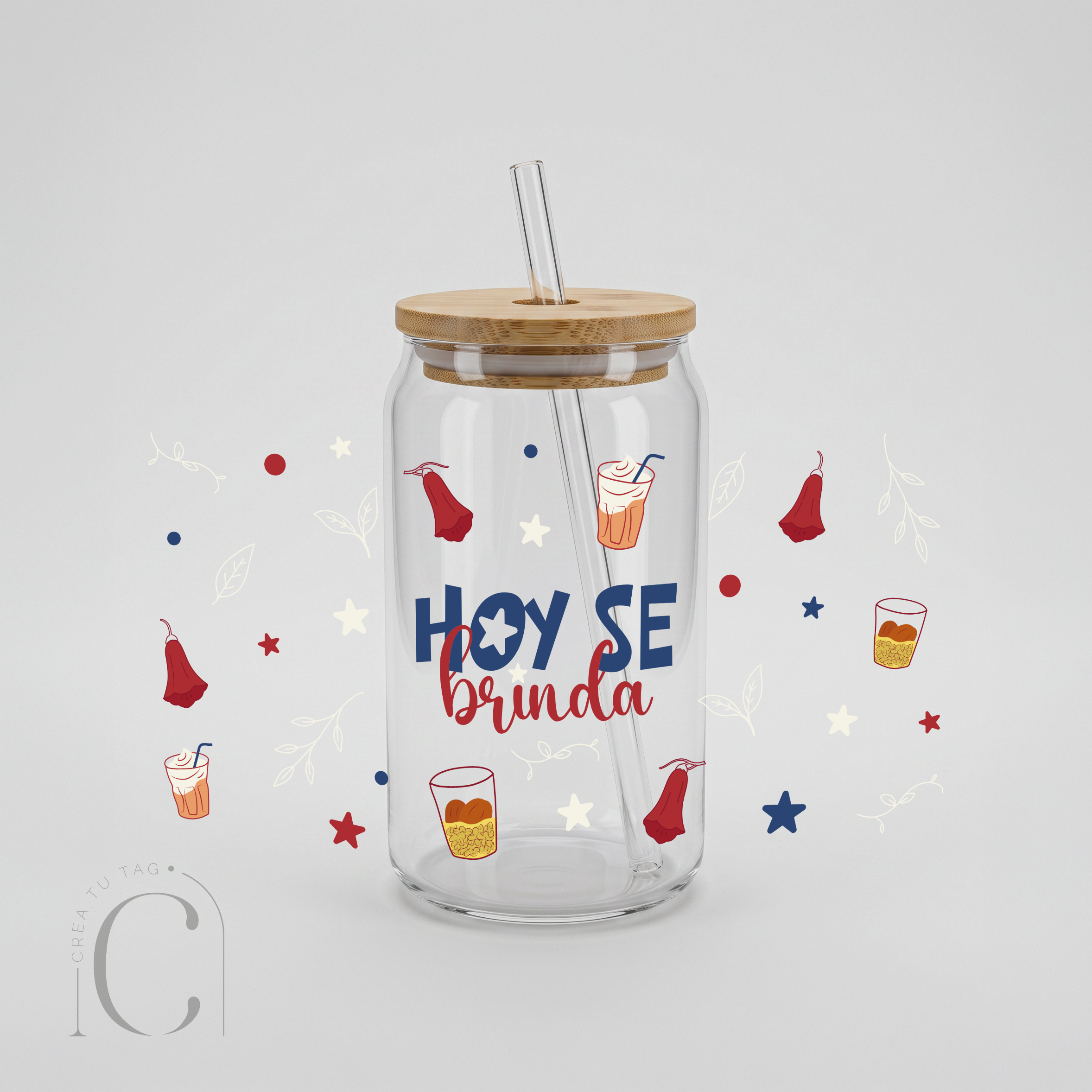 Vaso de Vidrio – Edición Fiestas Patrias