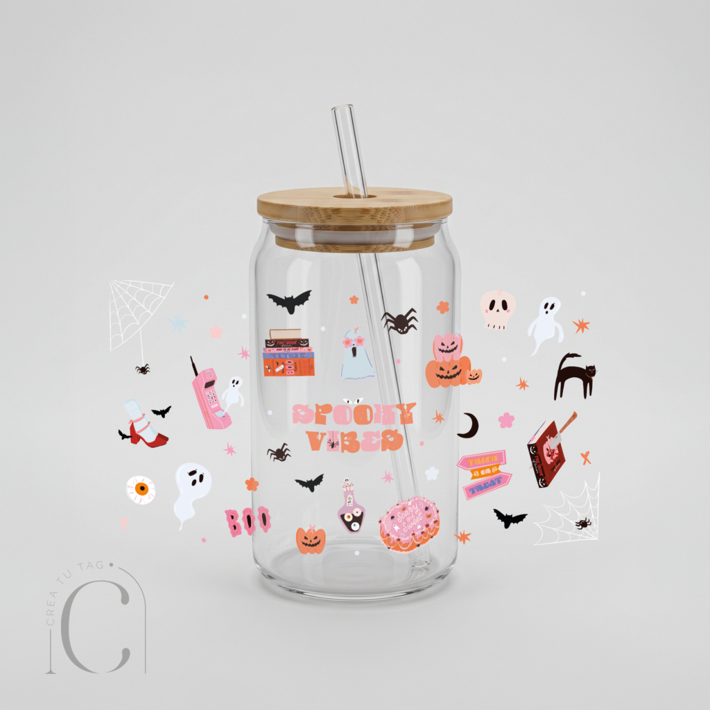 Vaso de Vidrio Halloween