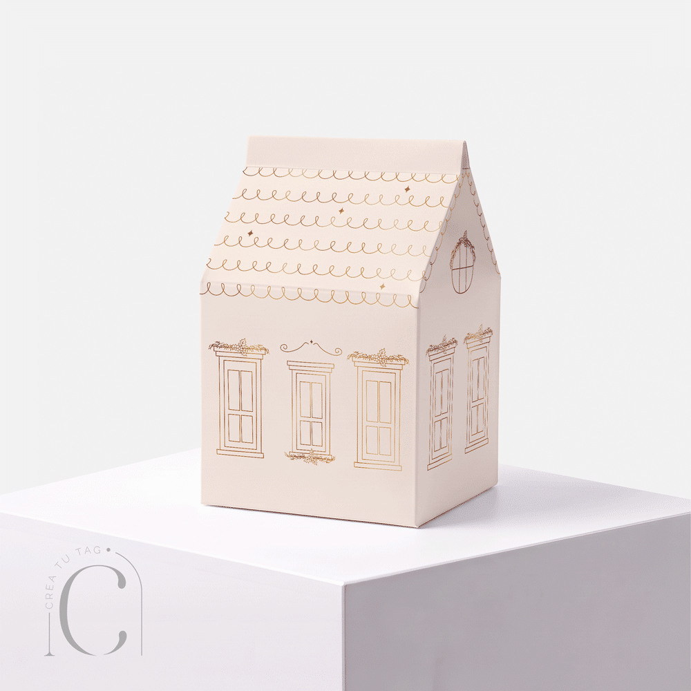 Caja navideña foil