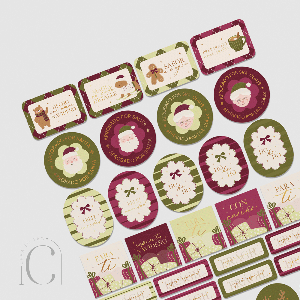 Set stickers